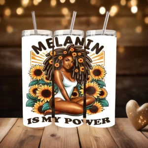 20oz melanin tumbler